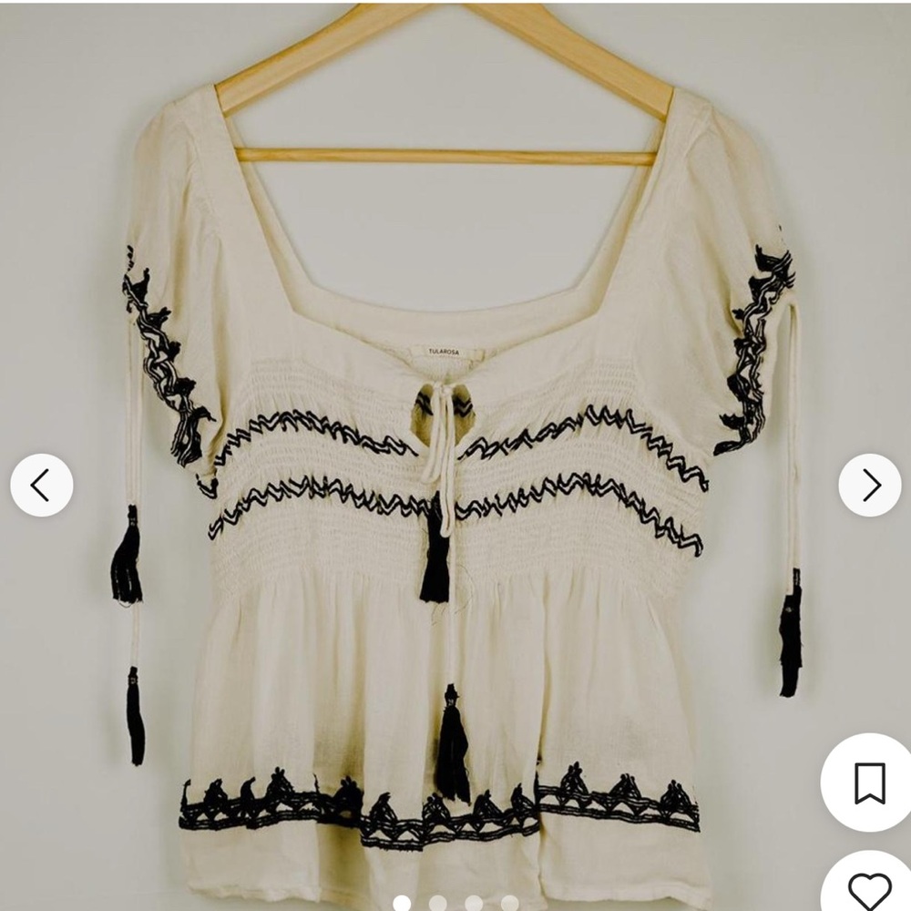 Tularosa Ivory Blouse